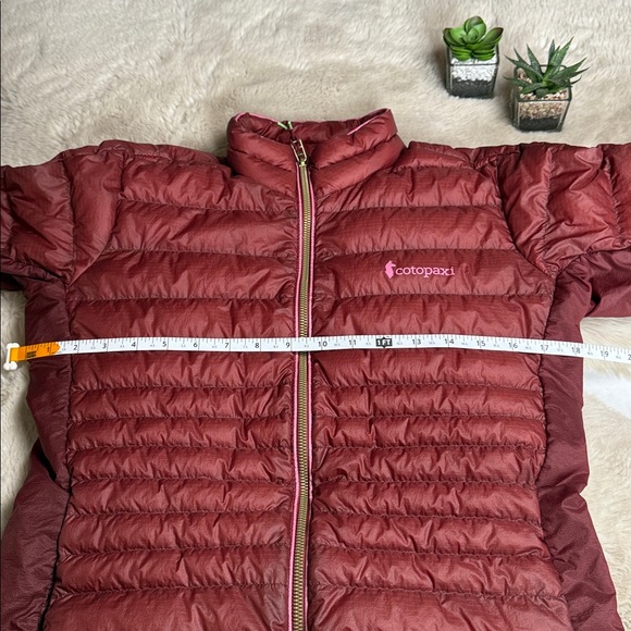 Cotopaxi Fuego LT Down Puffer Jacket Brick 950 Fill Goose Down Polartec Small - Picture 8 of 16
